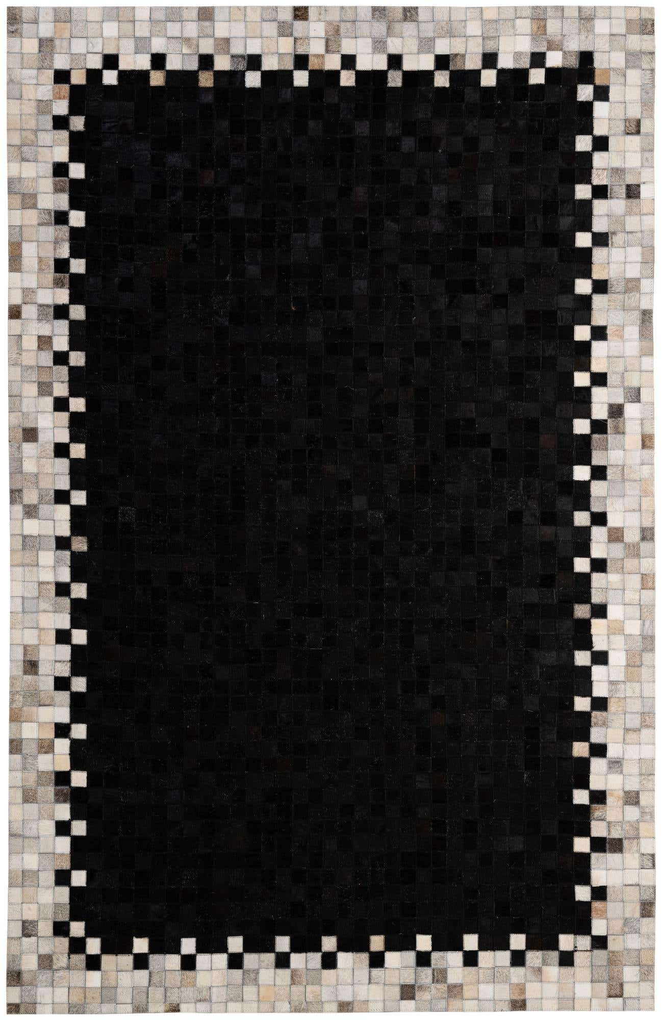 5' 2 x 8' Cowhide - Patchwork Rug