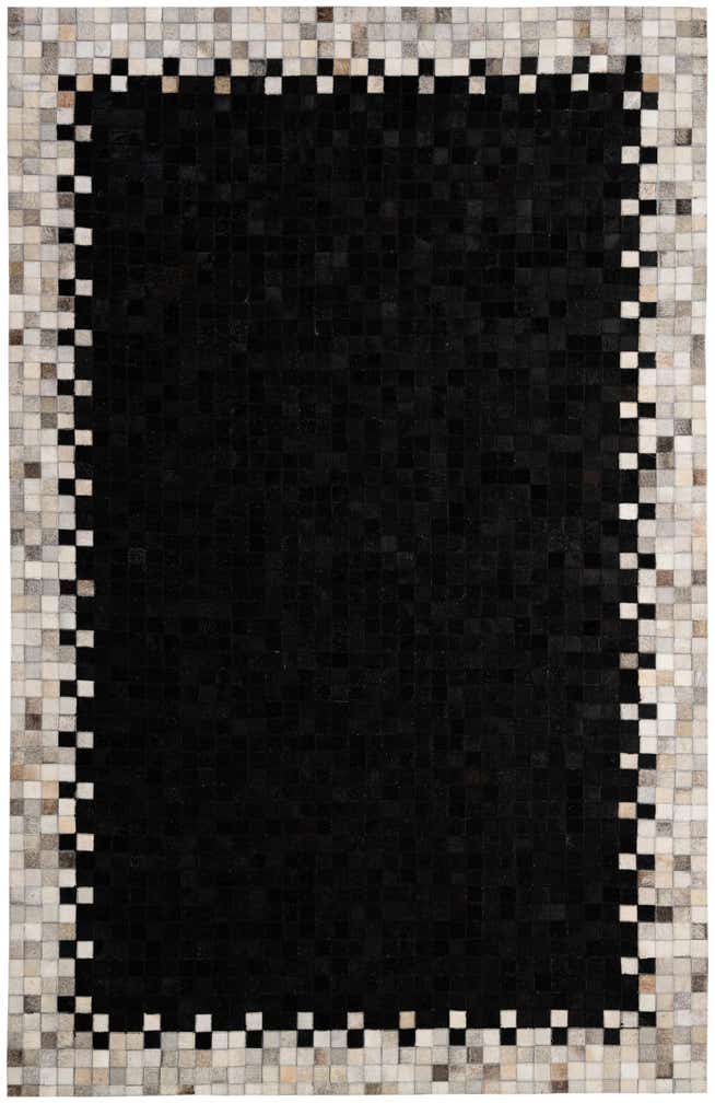5' 2 x 8' Cowhide - Patchwork Rug