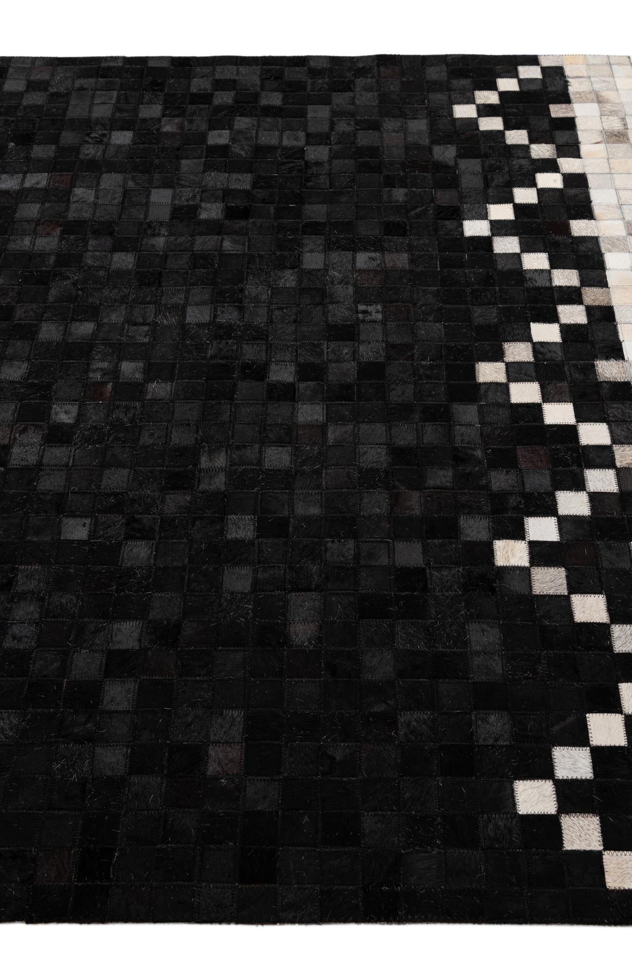 5' 1 x 7' 11 Cowhide - Patchwork Rug