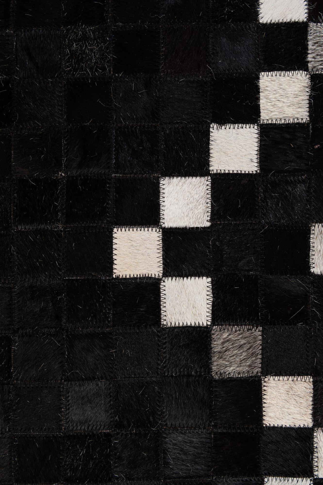 5' 1 x 7' 11 Cowhide - Patchwork Rug