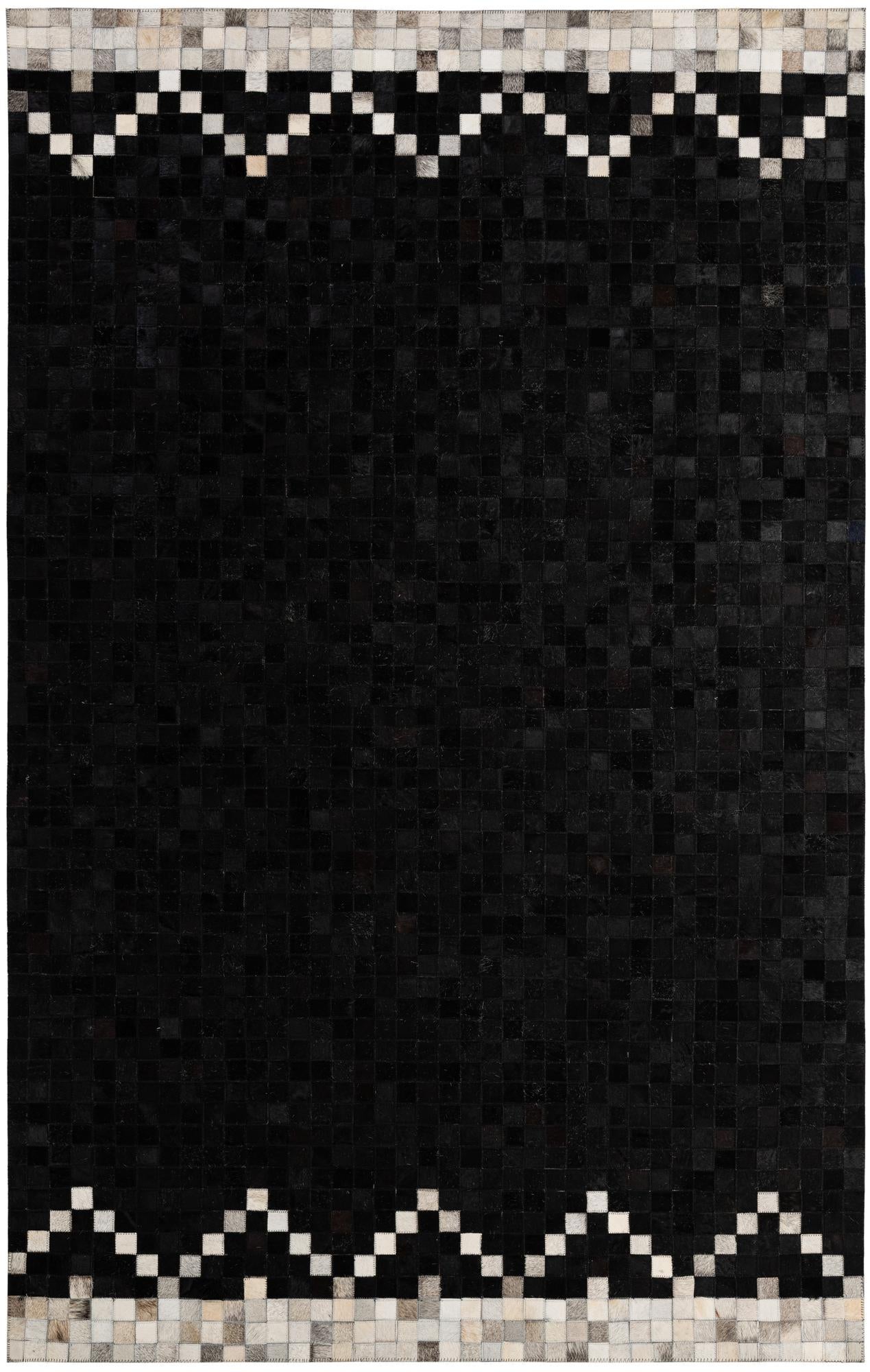 5' 1 x 7' 11 Cowhide - Patchwork Rug