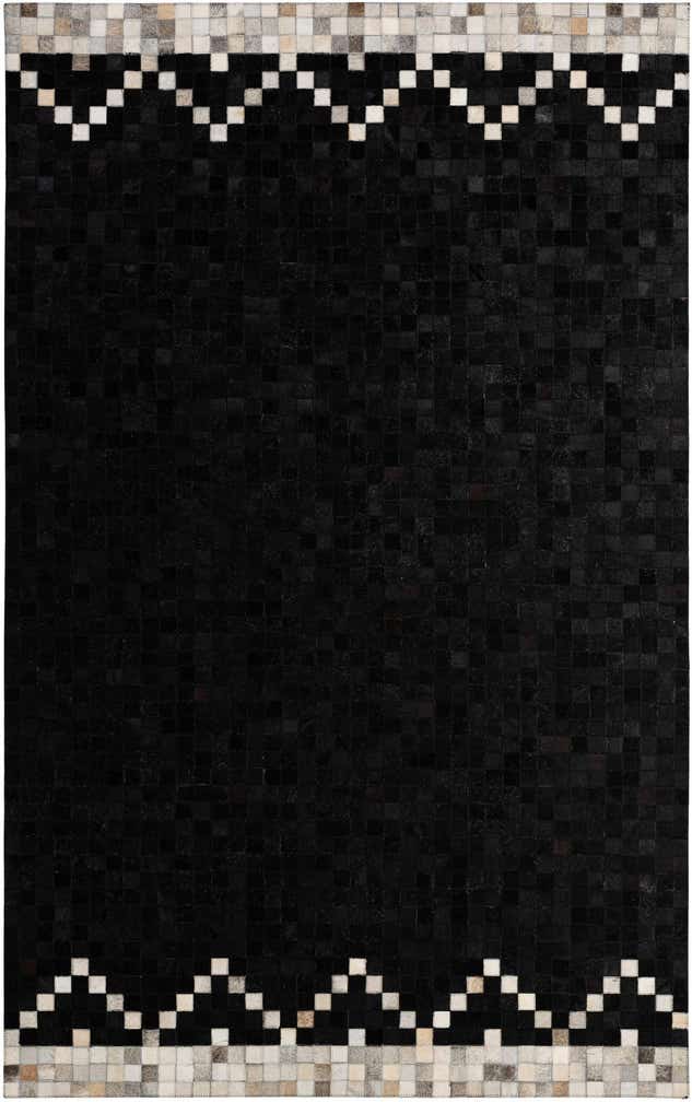 5' 1 x 8' Cowhide - Patchwork Rug