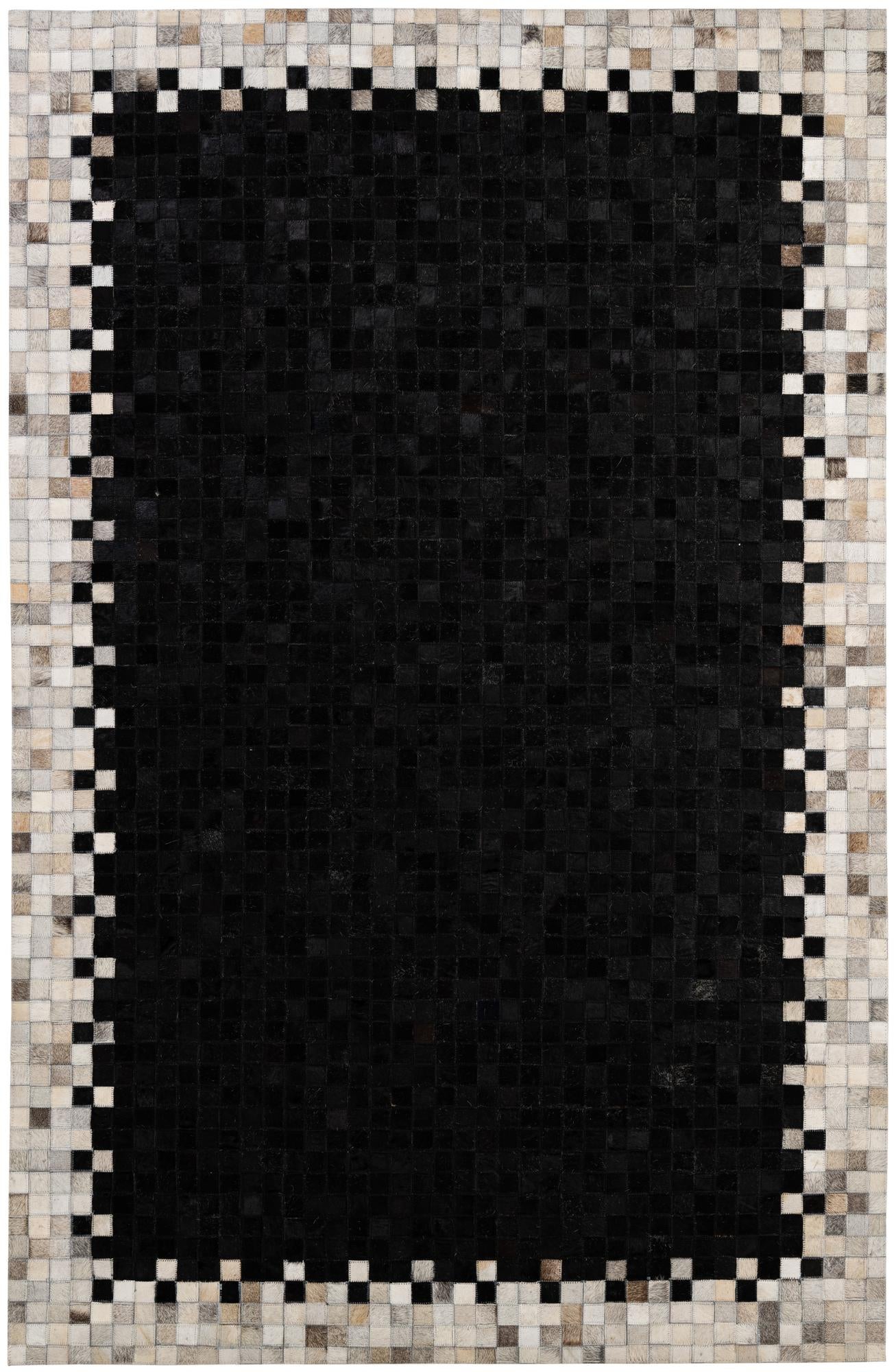 5' 1 x 7' 11 Cowhide - Patchwork Rug