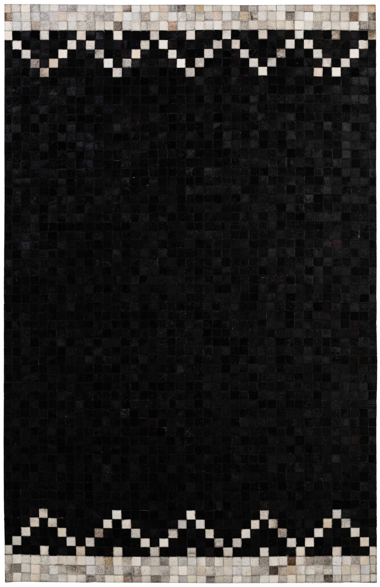 5' 2 x 7' 11 Cowhide - Patchwork Rug