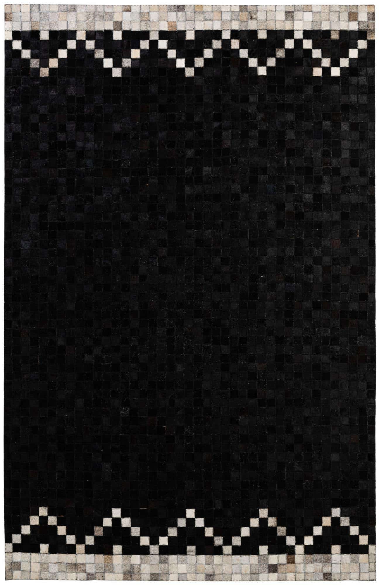 5' 2 x 7' 11 Cowhide - Patchwork Rug