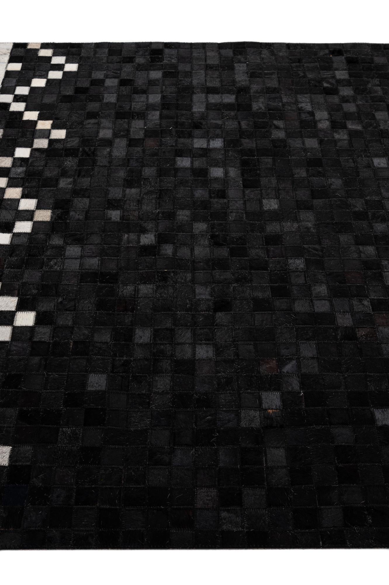 5' x 7' 11 Cowhide - Patchwork Rug