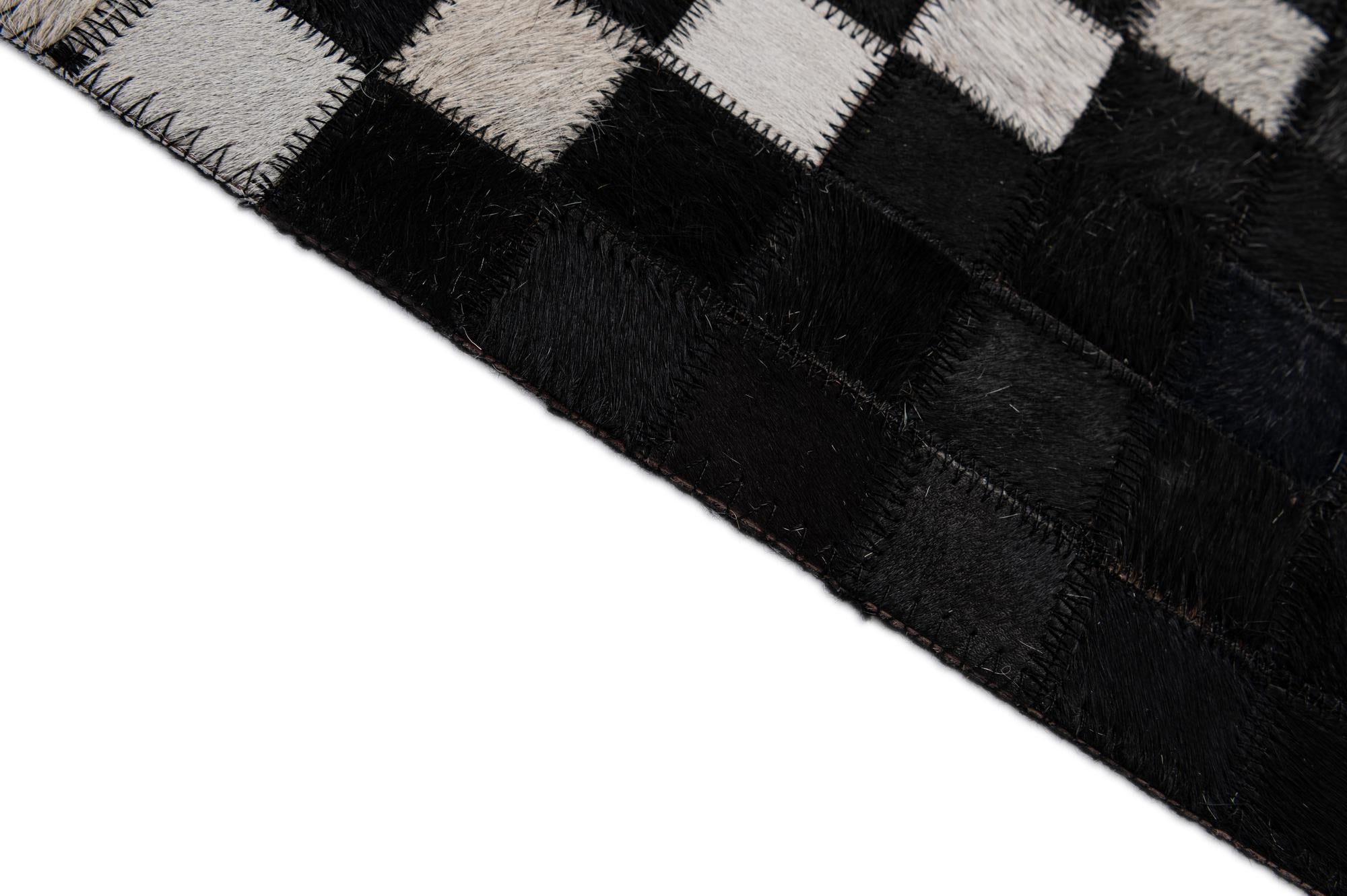 5' x 7' 11 Cowhide - Patchwork Rug