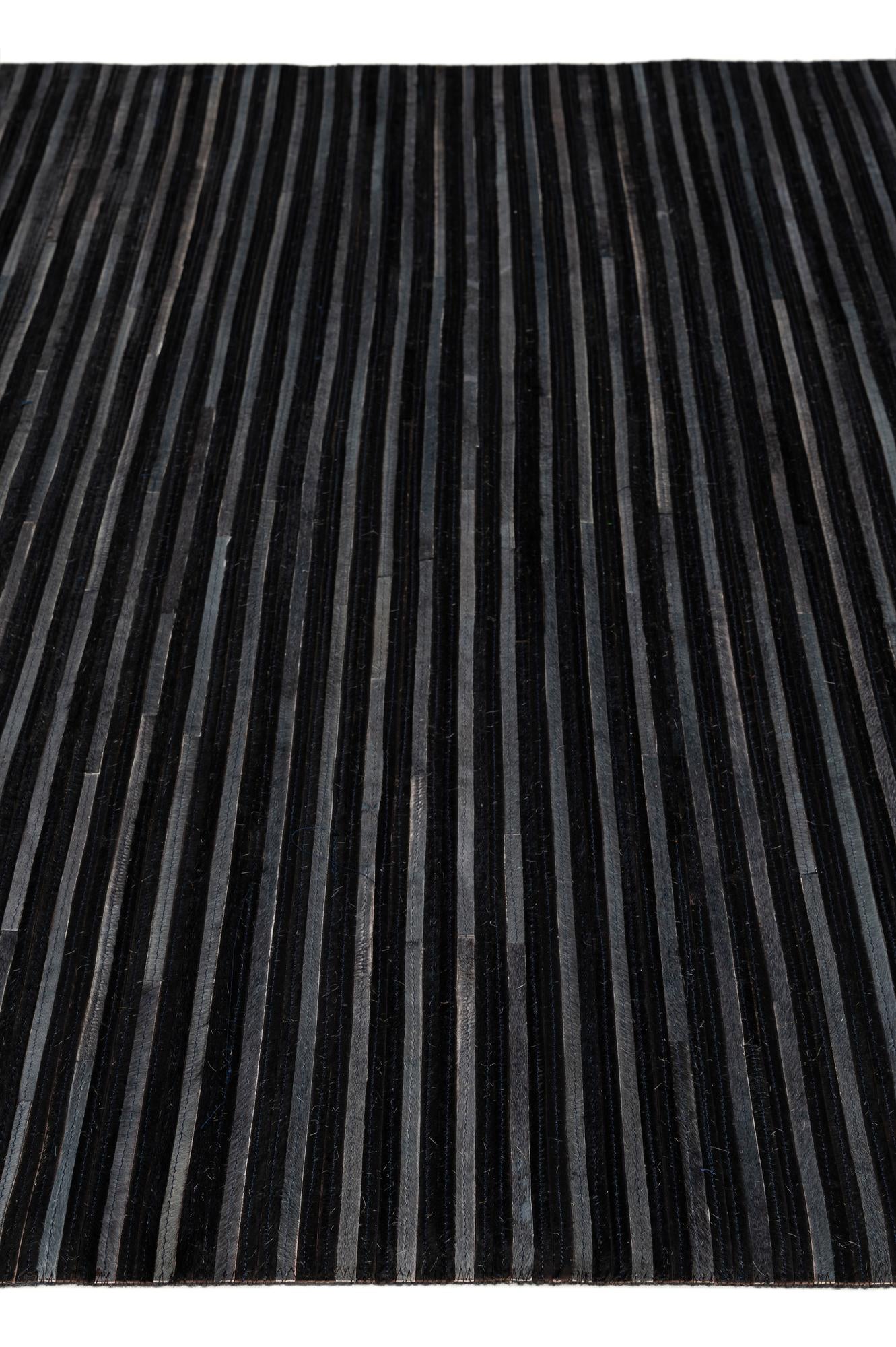 5' 1 x 8' Cowhide - Patchwork Rug