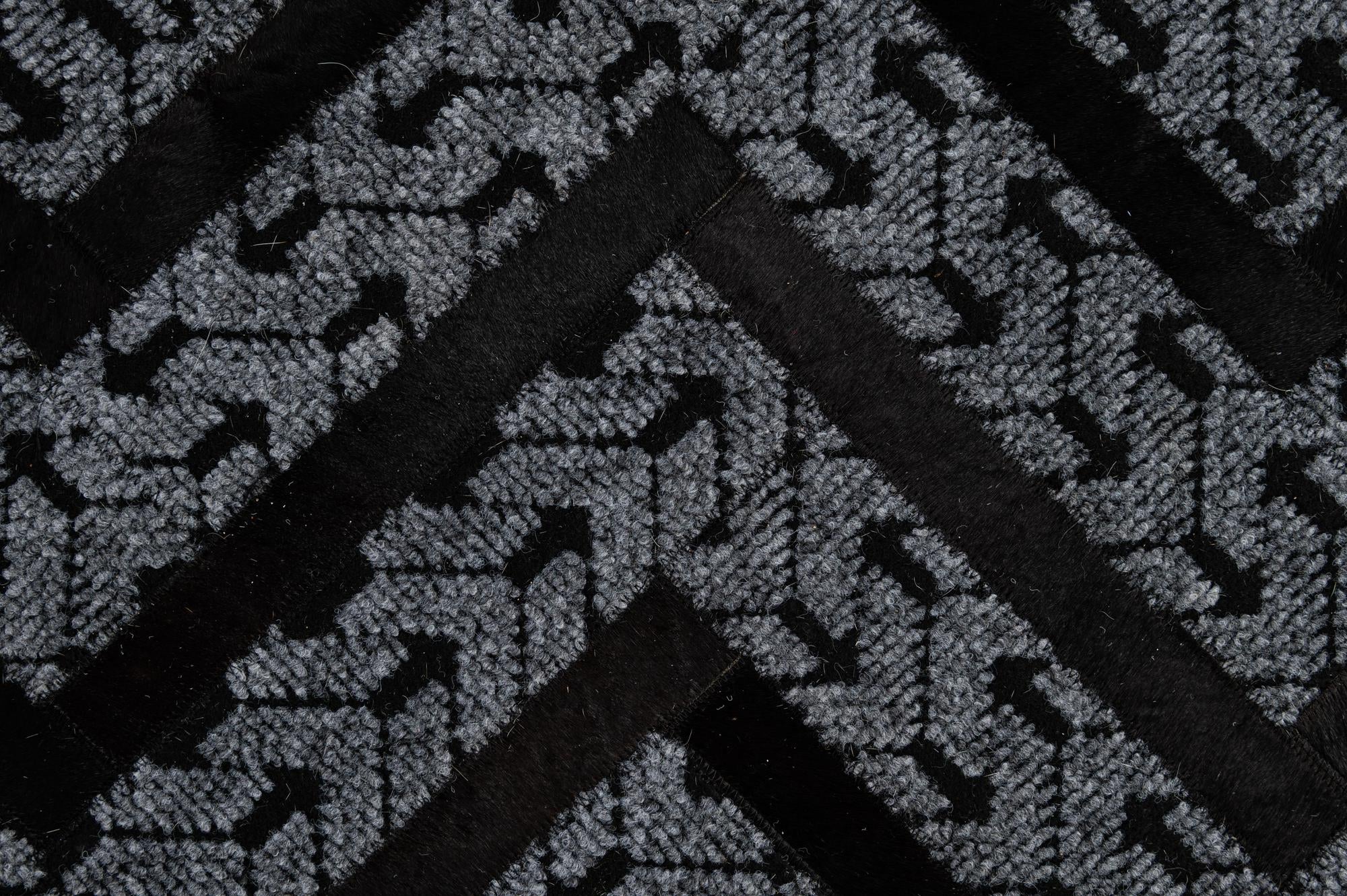 4' 11 x 7' 11 Cowhide - Patchwork Rug