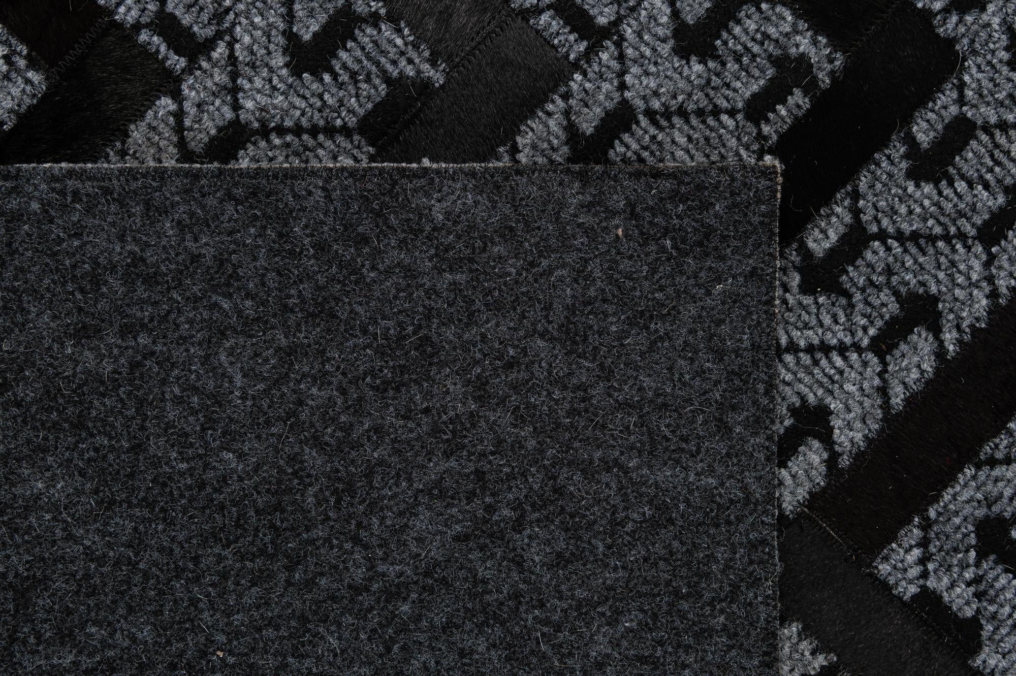4' 11 x 7' 11 Cowhide - Patchwork Rug