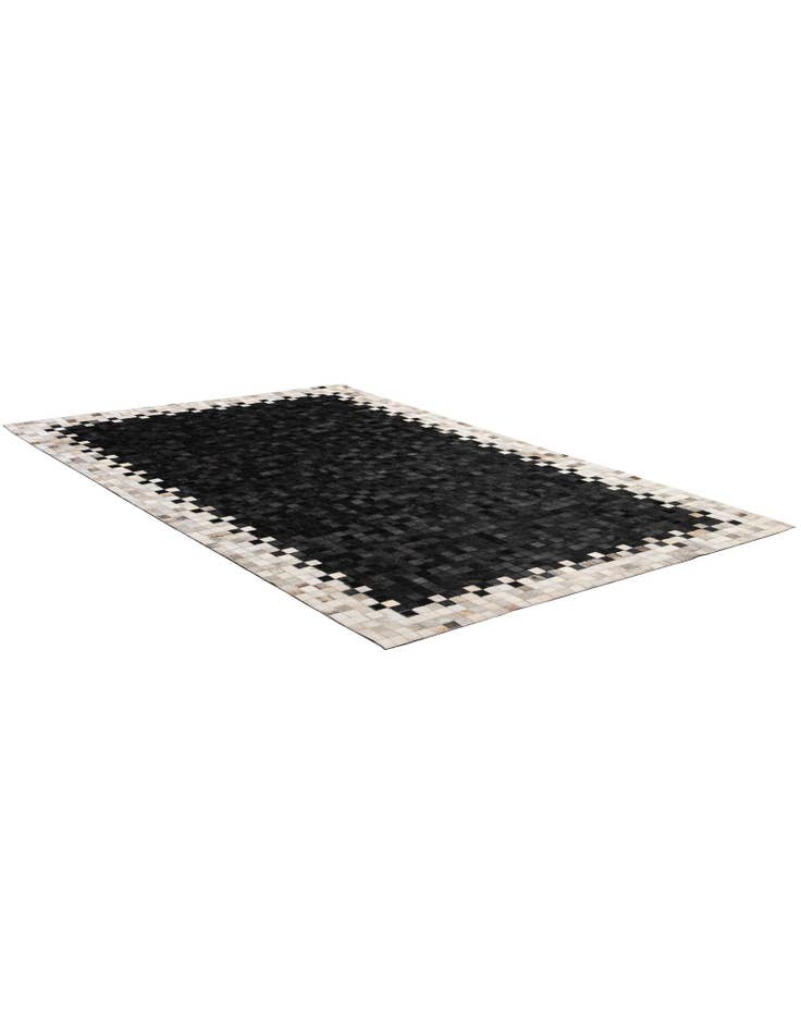 Detail image of 5' 2 x 7' 11 Cowhide - Patchwork Rug