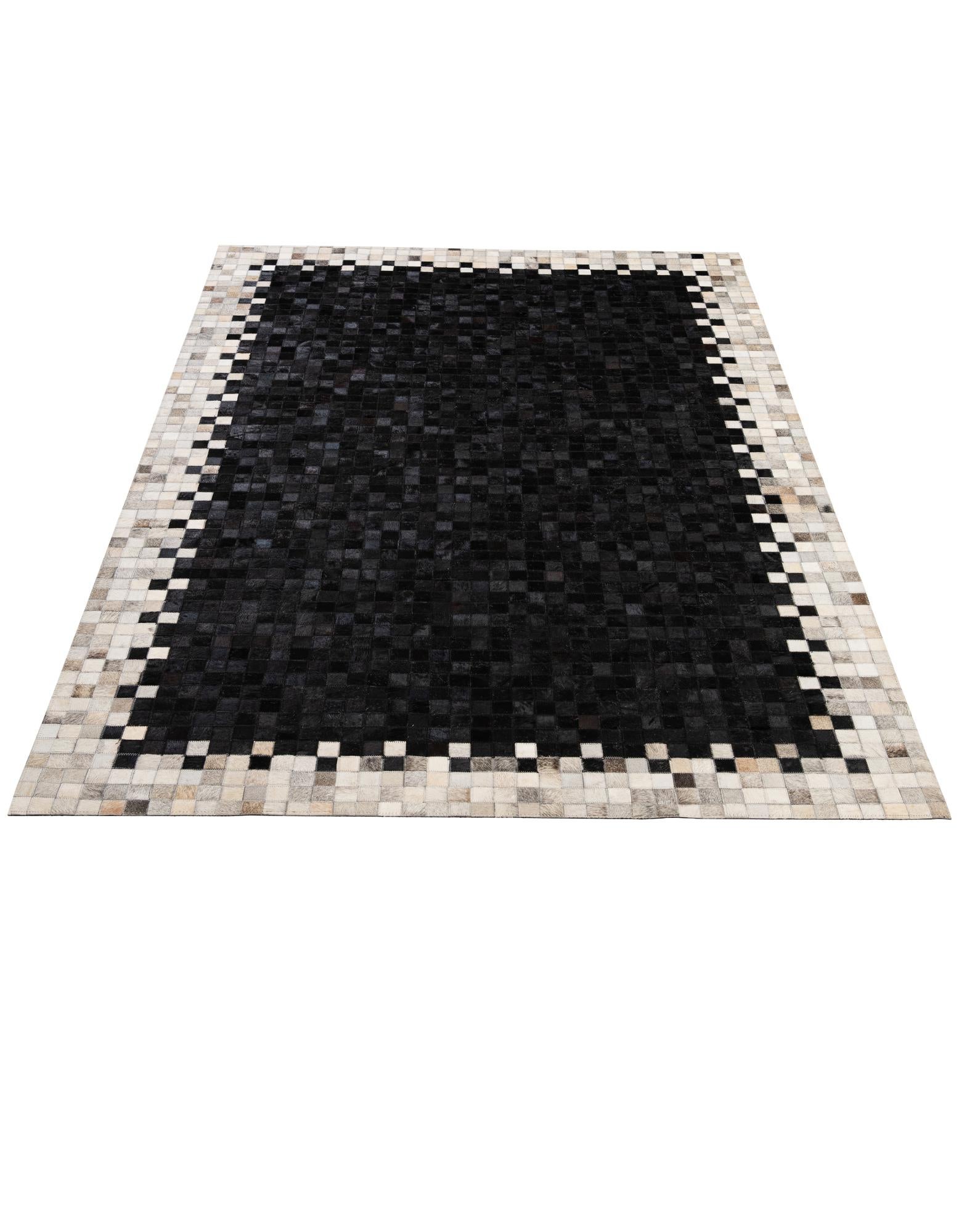 5' 2 x 7' 11 Cowhide - Patchwork Rug
