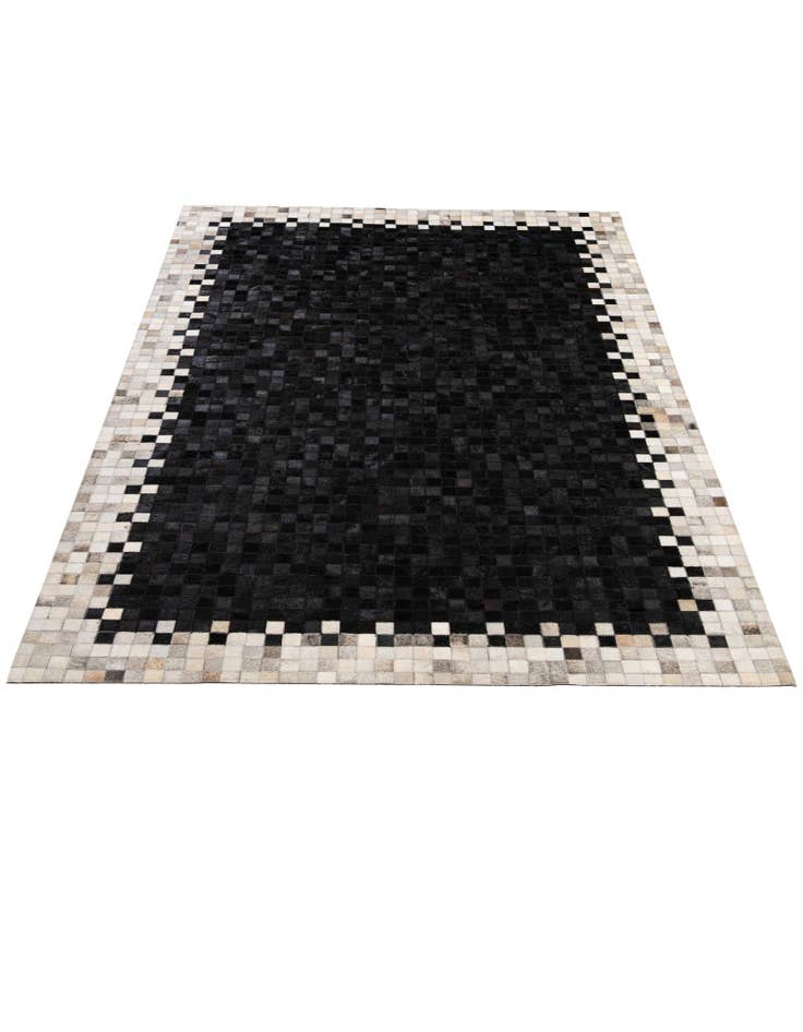 Detail image of 5' 2 x 7' 11 Cowhide - Patchwork Rug