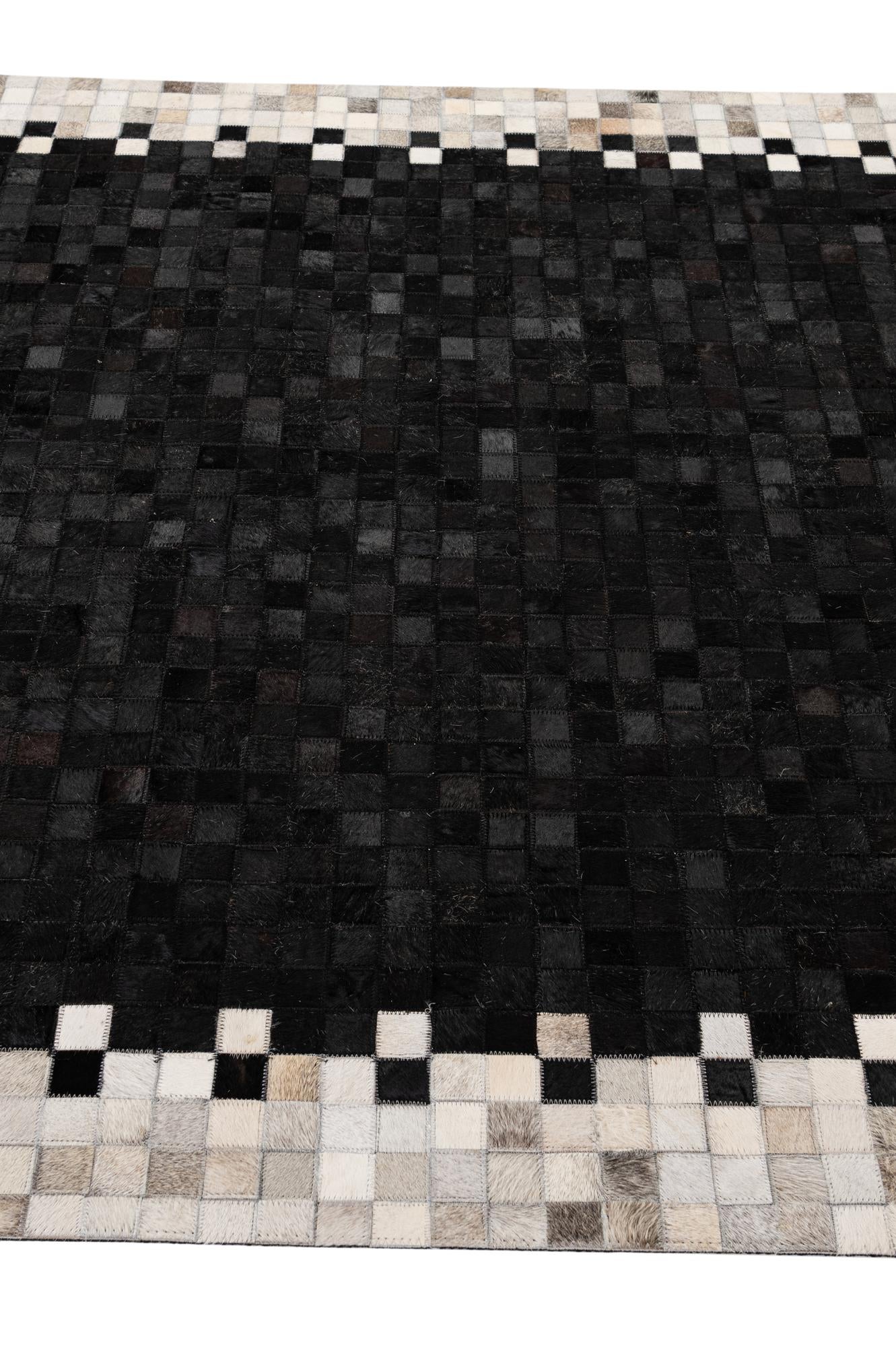 5' 2 x 7' 11 Cowhide - Patchwork Rug