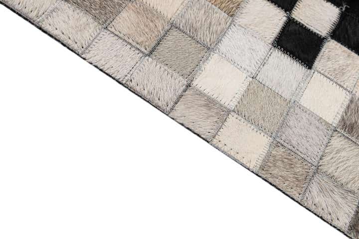 5' 2 x 7' 11 Cowhide - Patchwork Rug