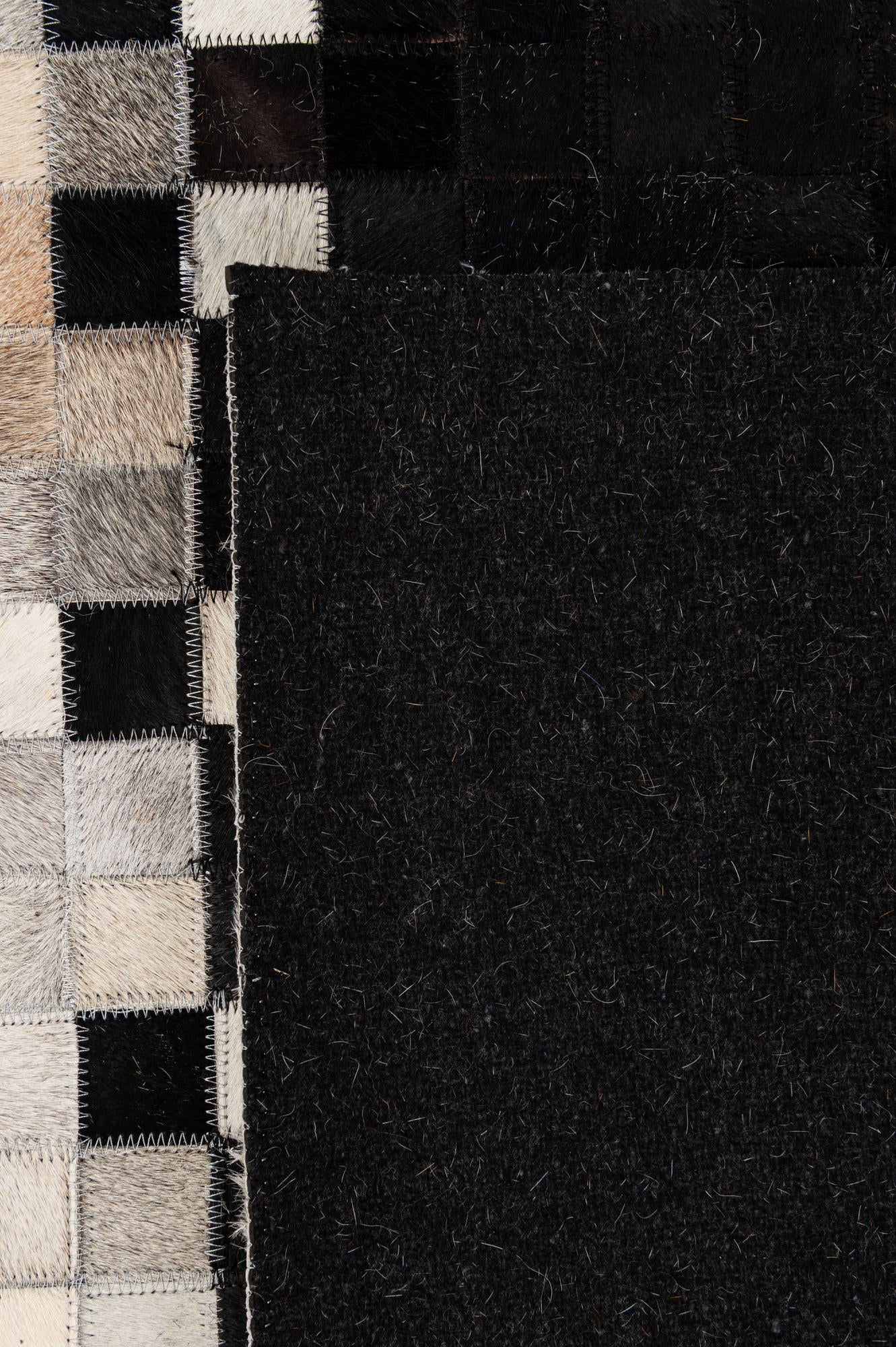 5' 2 x 7' 11 Cowhide - Patchwork Rug