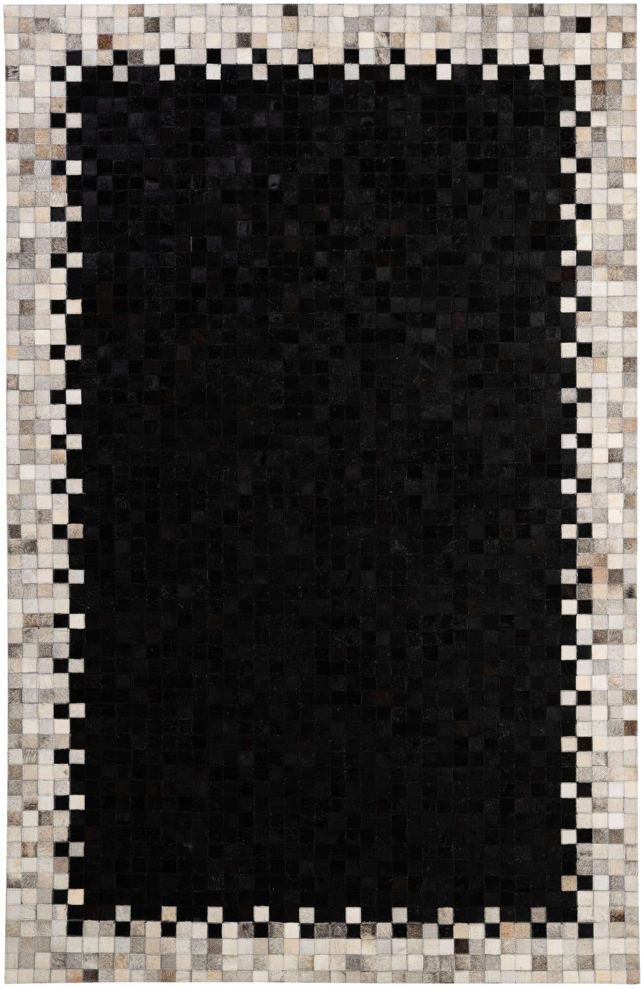 5' 2 x 7' 11 Cowhide - Patchwork Rug