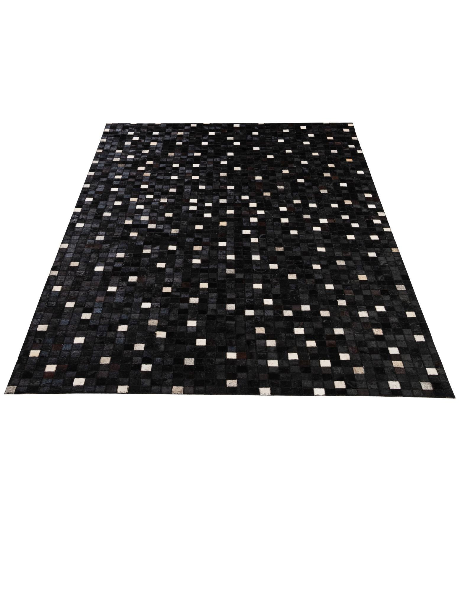 5' 2 x 8' 2 Cowhide - Patchwork Rug