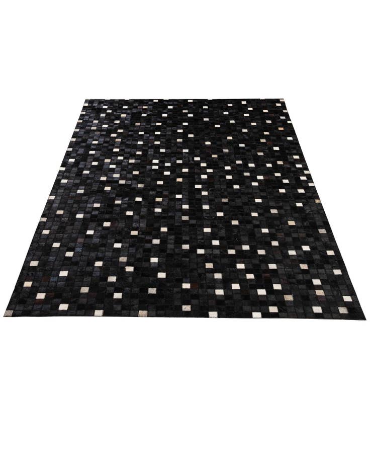 Detail image of 5' 2 x 8' 2 Cowhide - Patchwork Rug