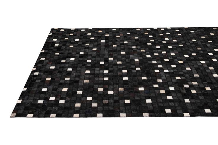 Detail image of 5' 2 x 8' 2 Cowhide - Patchwork Rug