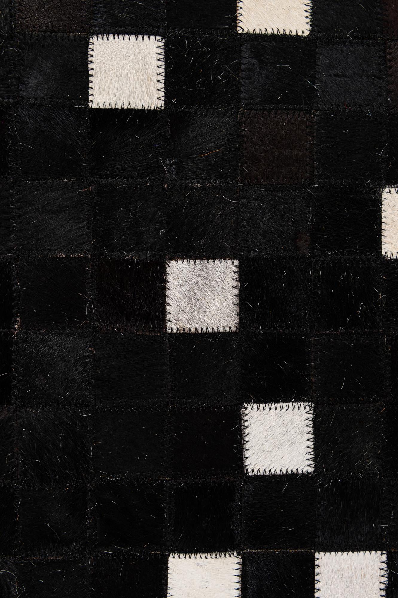 5' 2 x 8' 2 Cowhide - Patchwork Rug