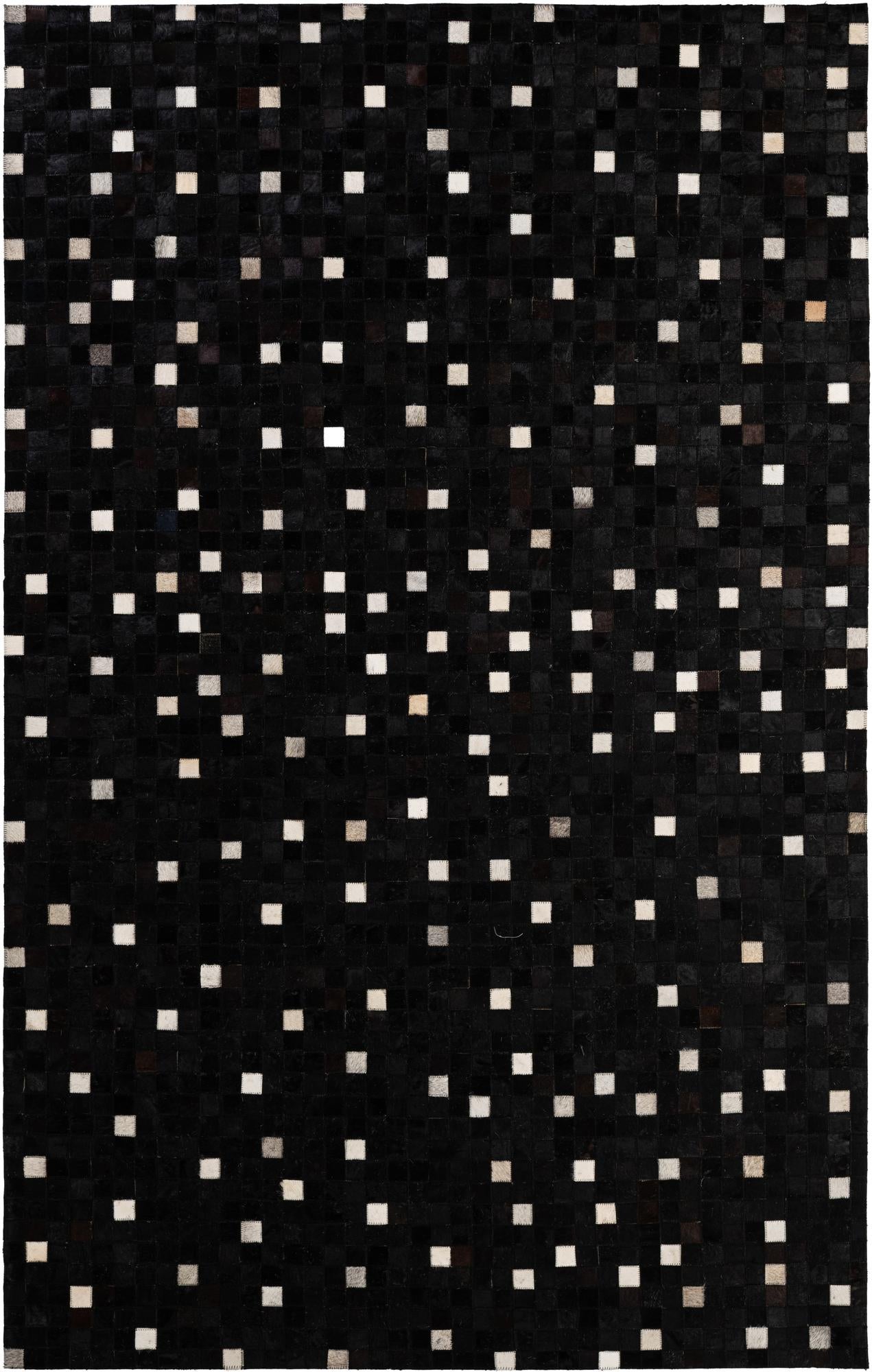 5' 2 x 8' 2 Cowhide - Patchwork Rug