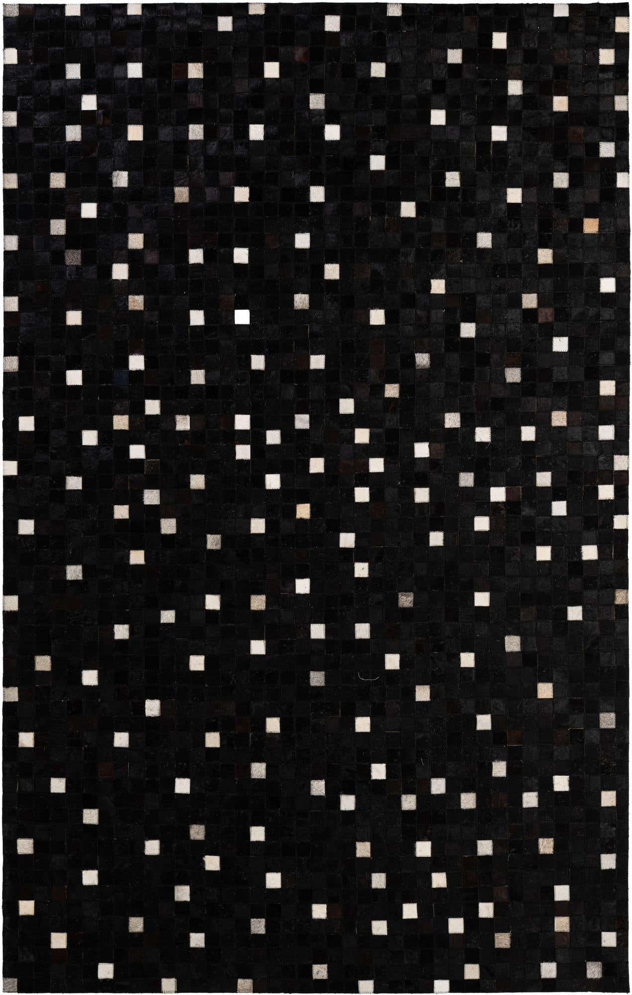 5' 2 x 8' 2 Cowhide - Patchwork Rug