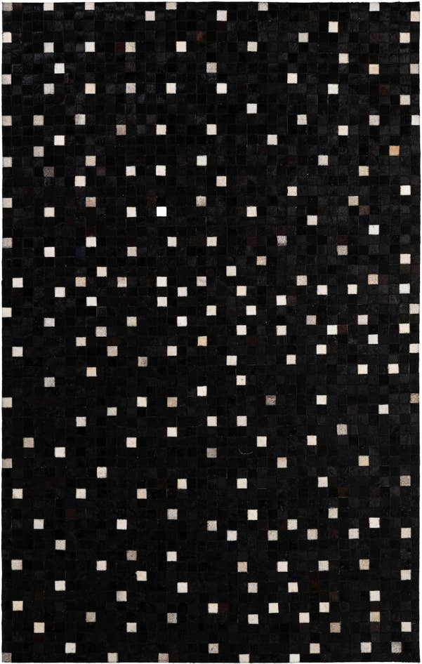 Detail image of 5' 2 x 8' 2 Cowhide - Patchwork Rug