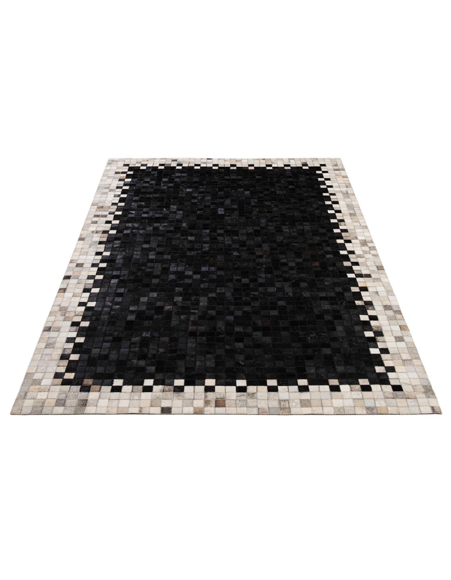 5' 1 x 8' Cowhide - Patchwork Rug