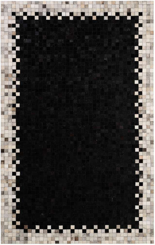 5' 1 x 8' Cowhide - Patchwork Rug