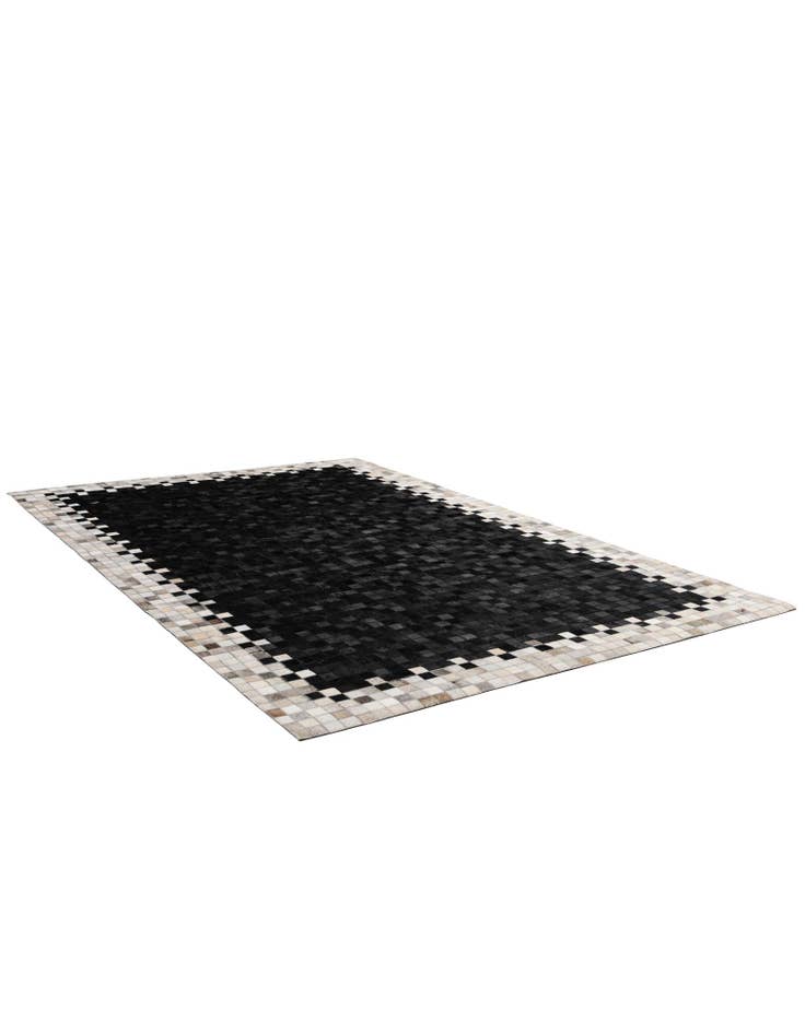 Detail image of 5' 2 x 8' Cowhide - Patchwork Rug