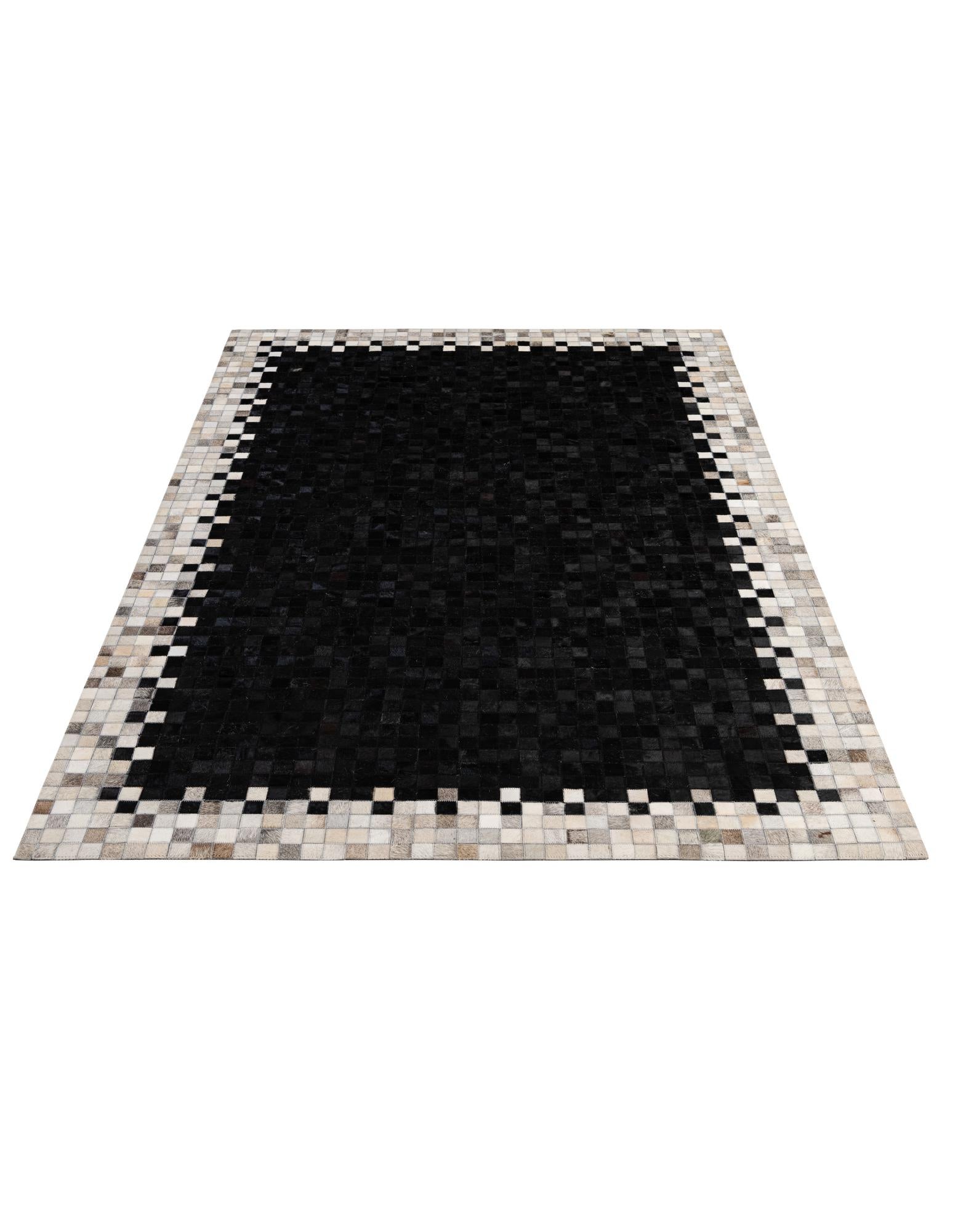 5' 2 x 8' Cowhide - Patchwork Rug