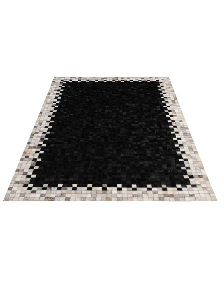 Detail image of 5' 2 x 8' Cowhide - Patchwork Rug