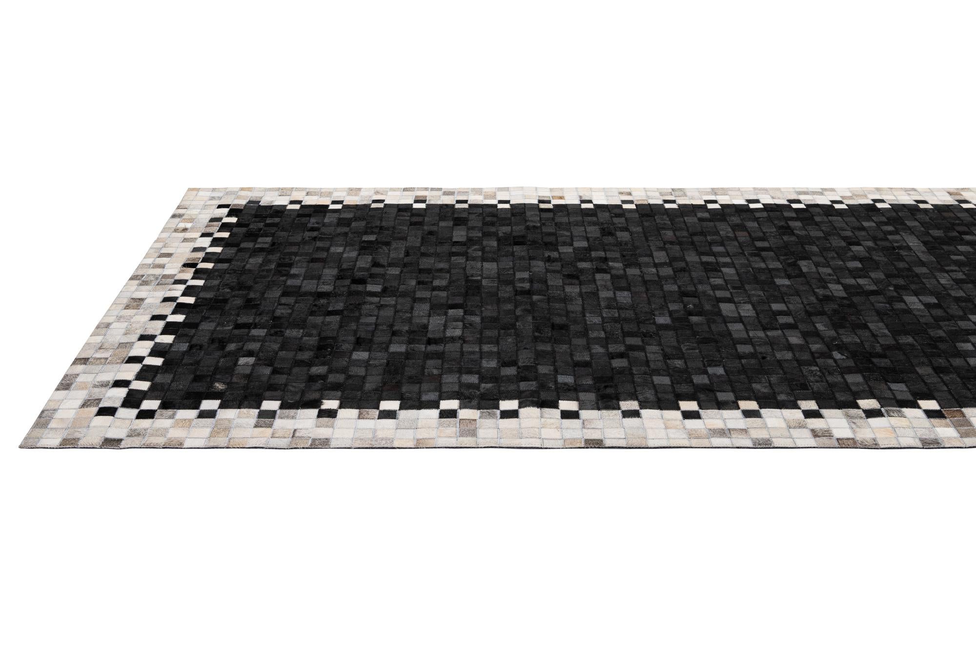 5' 2 x 8' Cowhide - Patchwork Rug