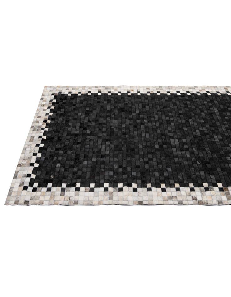 Detail image of 5' 2 x 8' Cowhide - Patchwork Rug