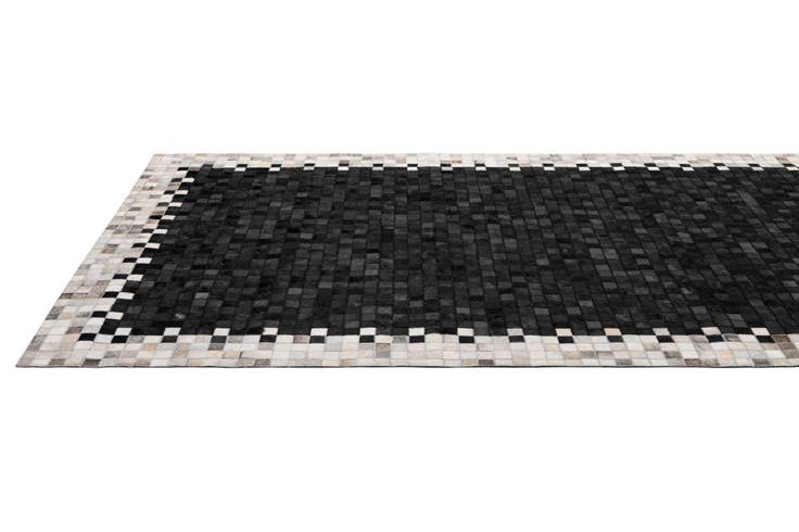 Detail image of 5' 2 x 8' Cowhide - Patchwork Rug