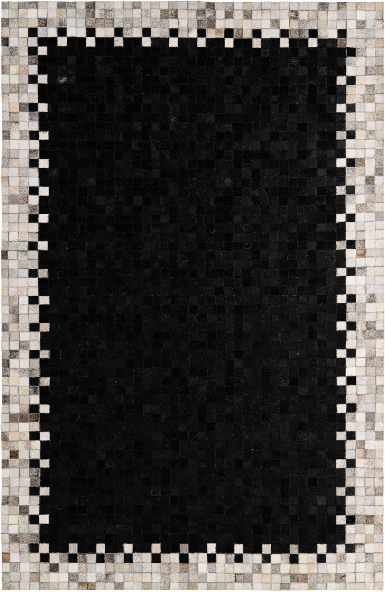 5' 2 x 8' Cowhide - Patchwork Rug