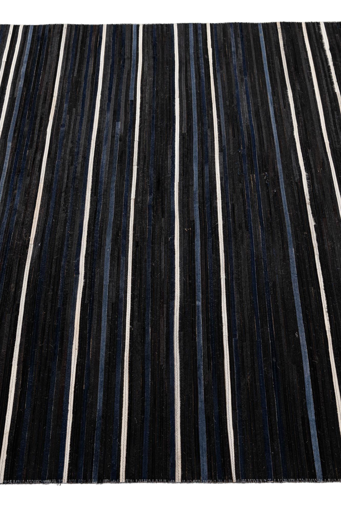 5' 1 x 8' Cowhide - Patchwork Rug