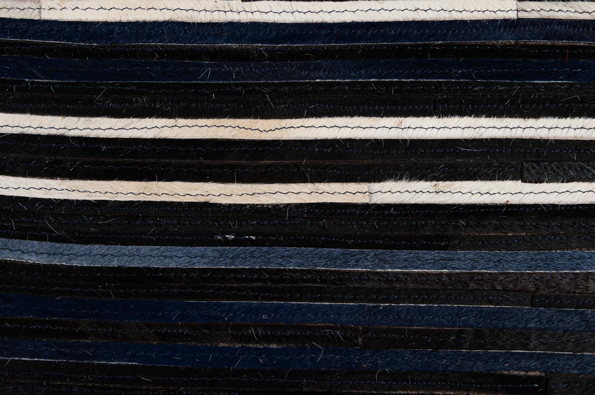 5' 1 x 8' Cowhide - Patchwork Rug