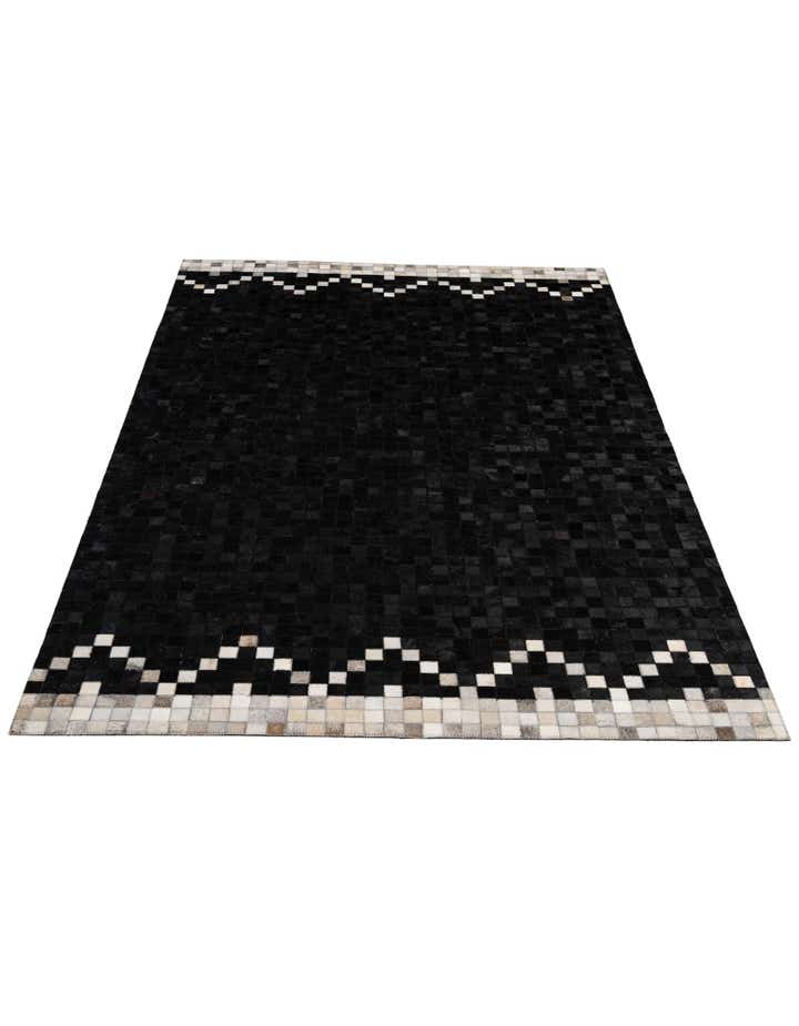 5' 1 x 8' 1 Cowhide - Patchwork Rug