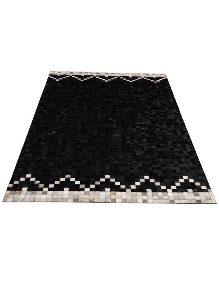 Detail image of 5' 1 x 8' 1 Cowhide - Patchwork Rug