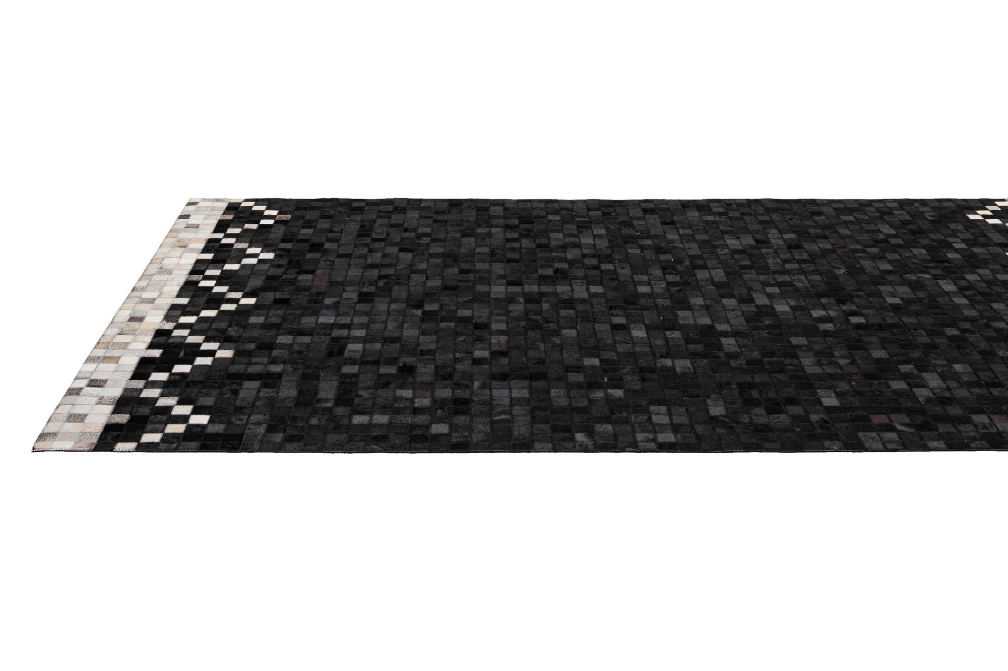 5' 1 x 8' 1 Cowhide - Patchwork Rug