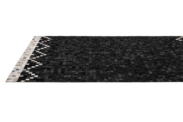 Detail image of 5' 1 x 8' 1 Cowhide - Patchwork Rug