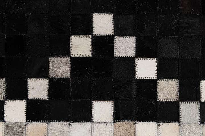 5' 1 x 8' 1 Cowhide - Patchwork Rug