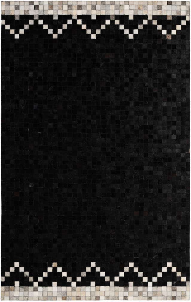 5' 1 x 8' 1 Cowhide - Patchwork Rug