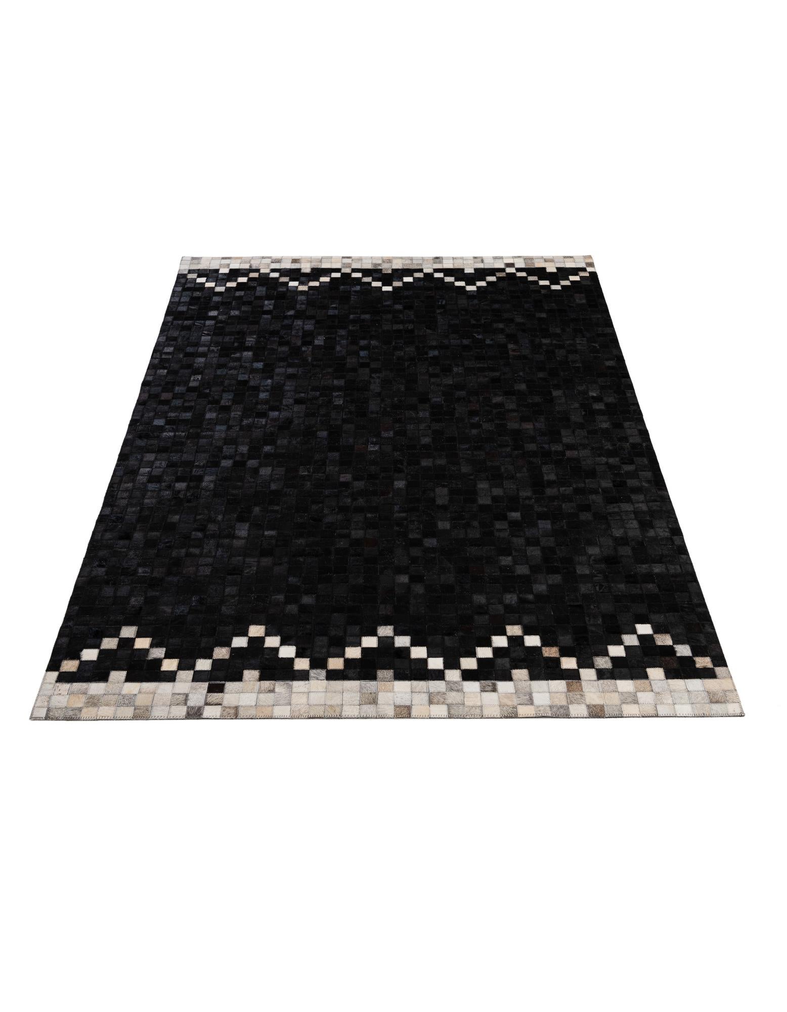 5' 2 x 8' Cowhide - Patchwork Rug