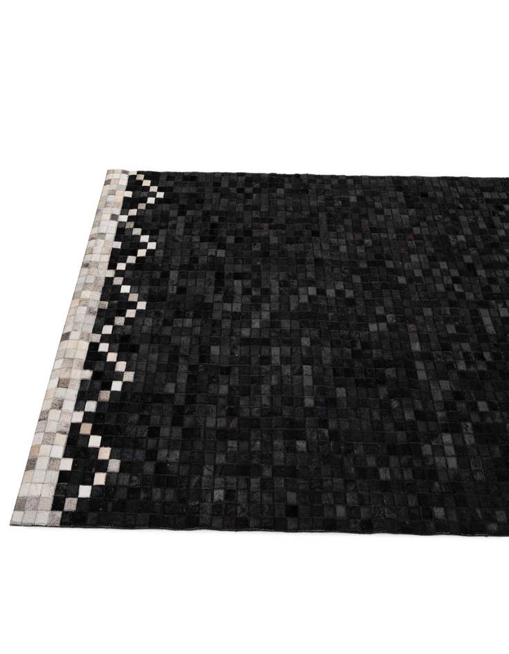 Detail image of 5' 2 x 8' Cowhide - Patchwork Rug