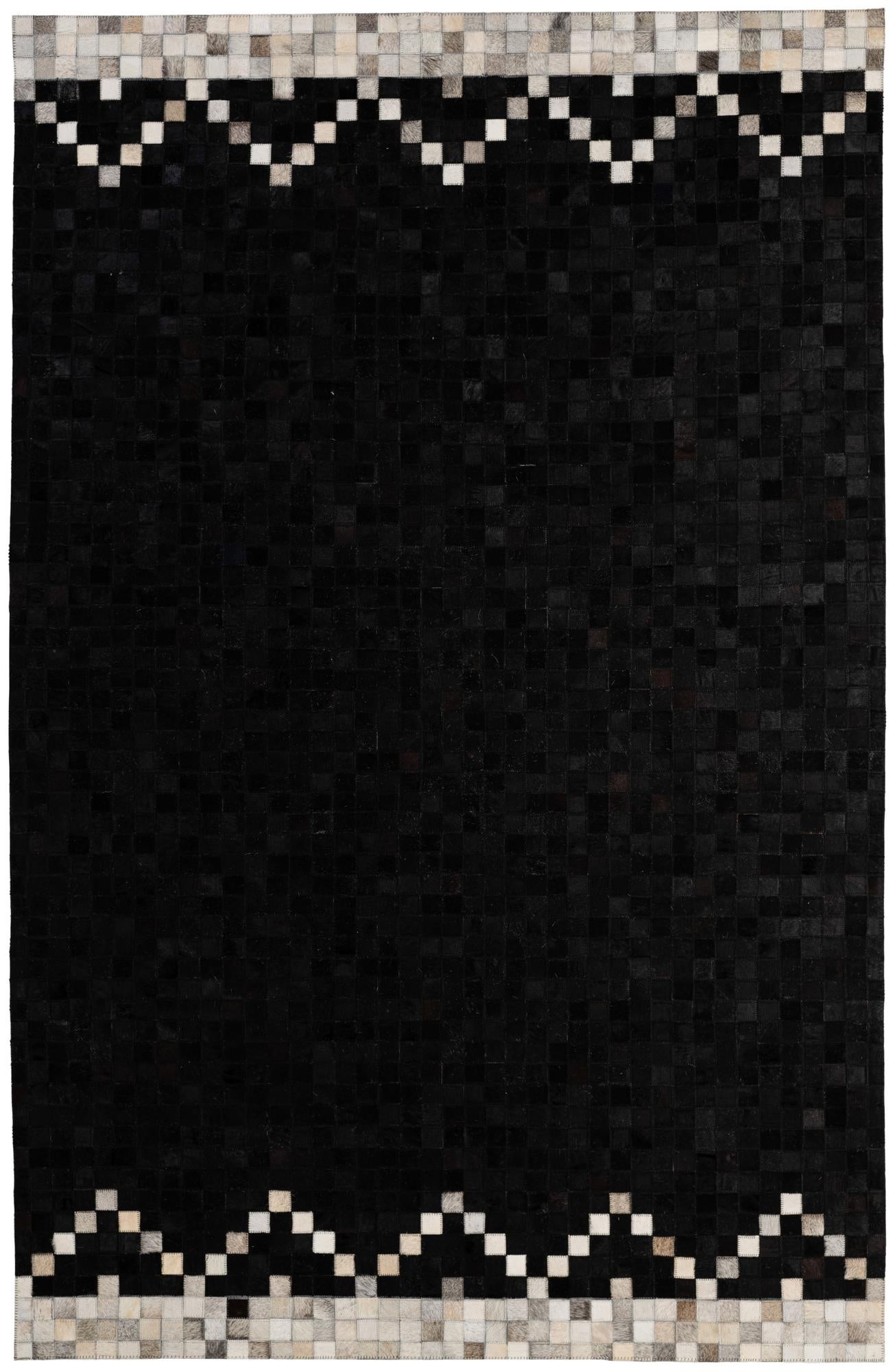 5' 2 x 8' Cowhide - Patchwork Rug