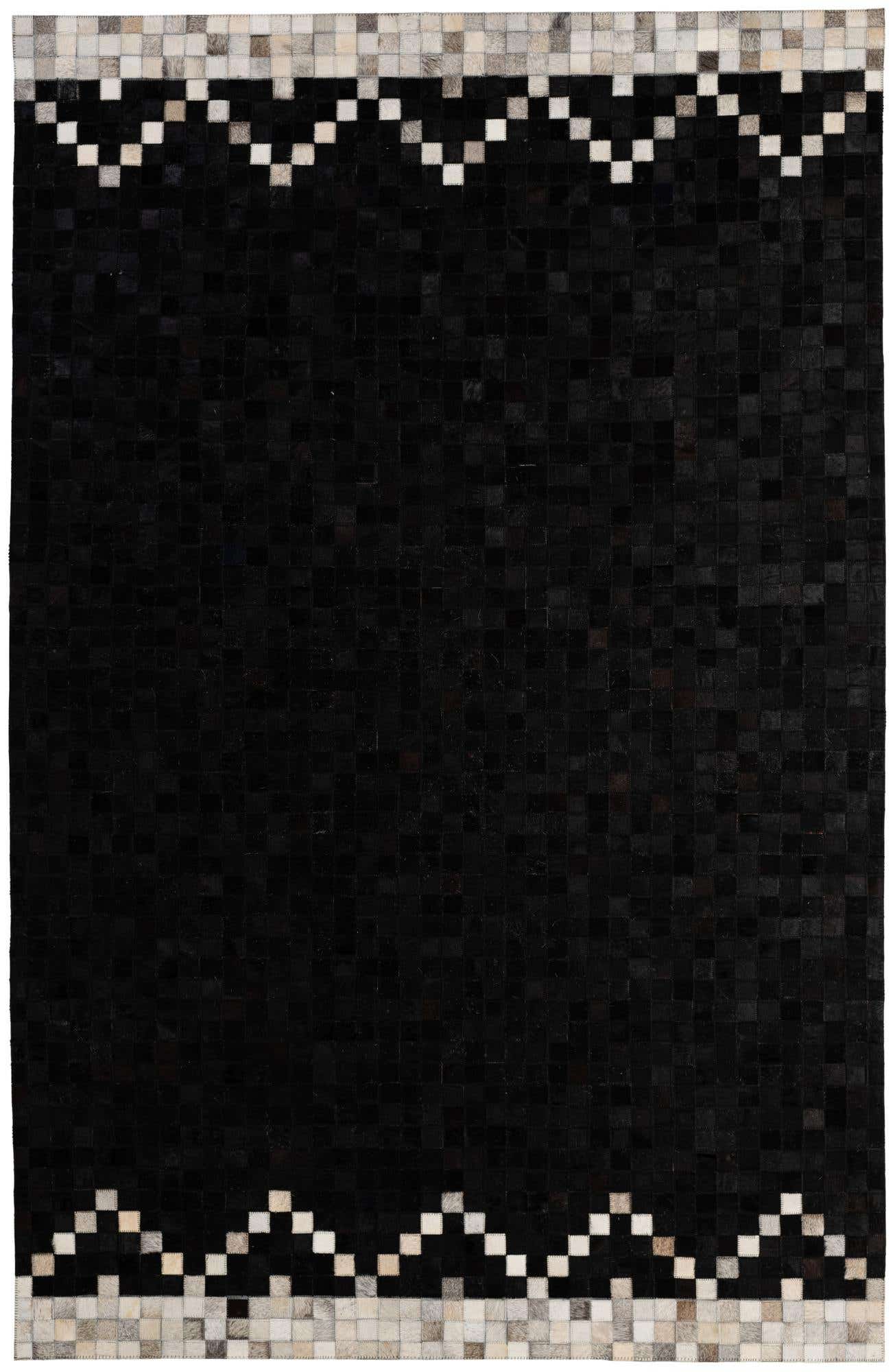 5' 2 x 8' Cowhide - Patchwork Rug