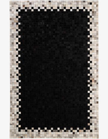 5' 2 x 7' 11 Cowhide - Patchwork Rug